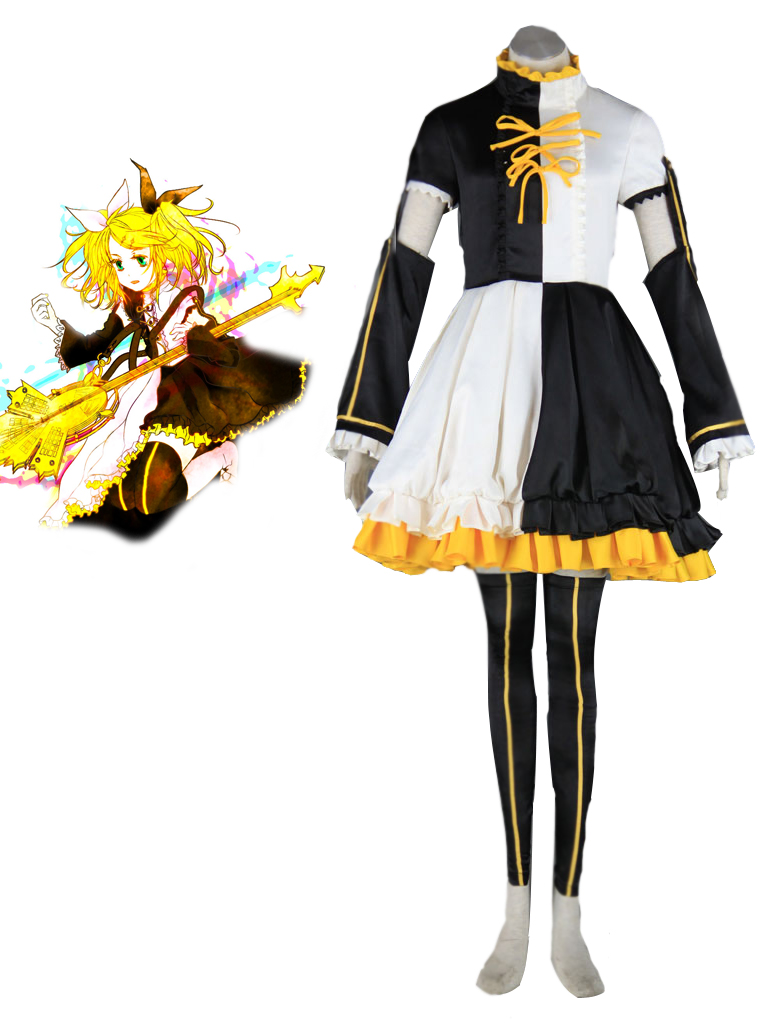 VOCALOID Kagamine Rin Len NitamagoMix Cosplay Costume